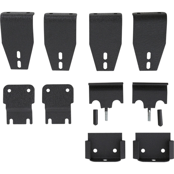 Smittybilt Defender Rack Mount Kit - Black (07-18 Jeep Wrangler JKU) Model DS31-4