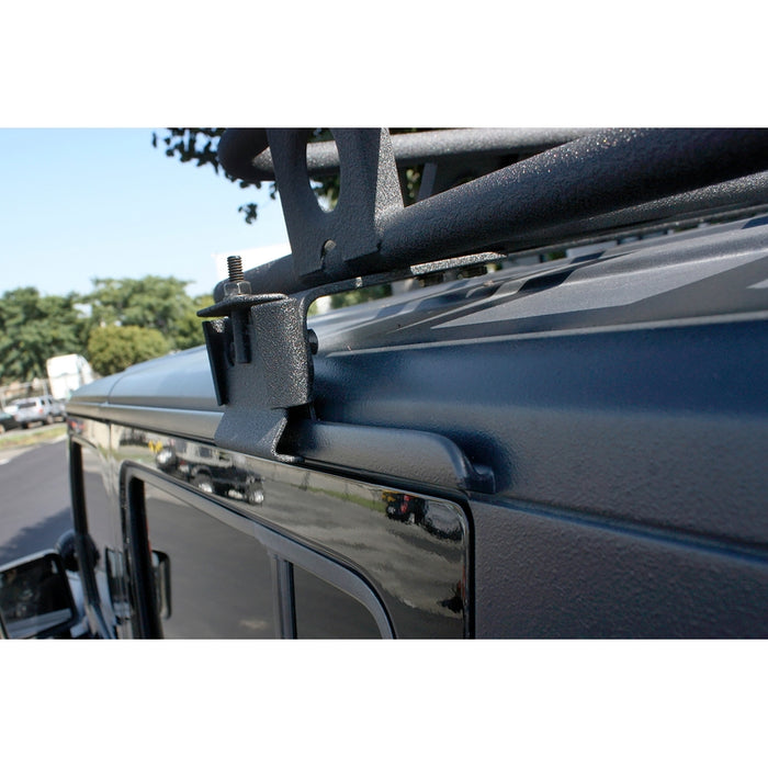 Smittybilt Defender Rack Mount Kit - Black (07-18 Jeep Wrangler JKU) Model DS31-4