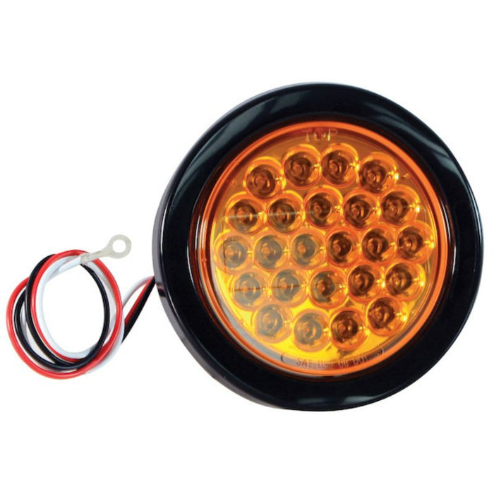 Buyers Products 4" Amber Round Recessed Strobe Light SL40AR