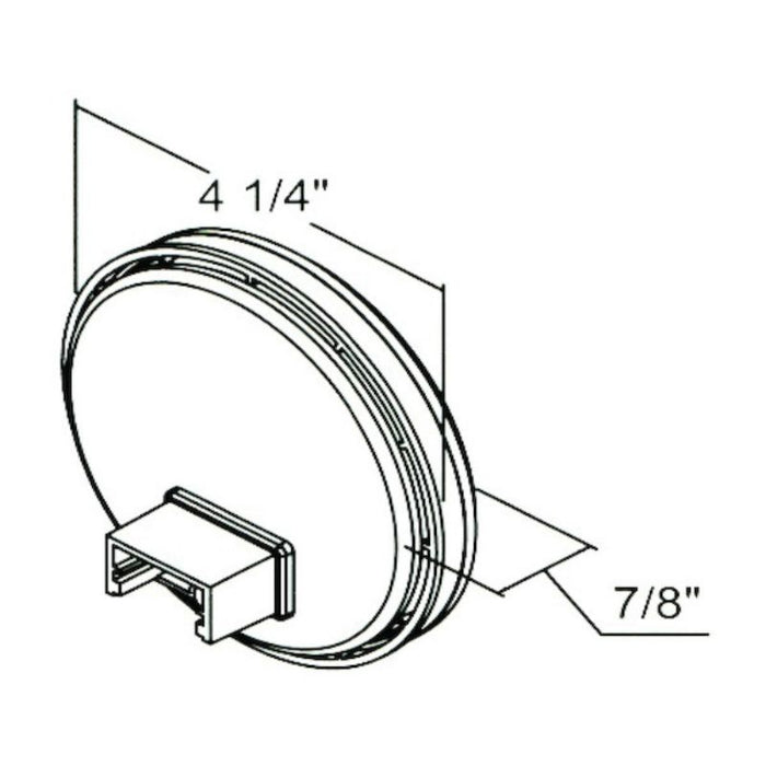 Buyers Products 4" Amber Round Recessed Strobe Light Model SL40AR