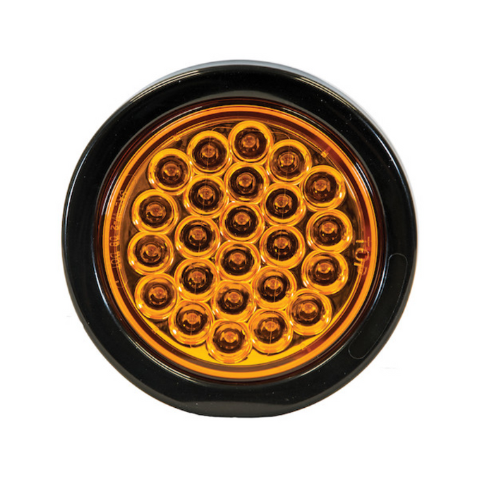 Buyers Products 4 Inch Round LED Recessed Amber Strobe Light With Grommet Model SL41AR