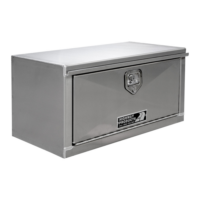 Highway Product 36 X 24 X 24 Underbody Box Smooth Aluminum Single Drop Door Model 0112-004