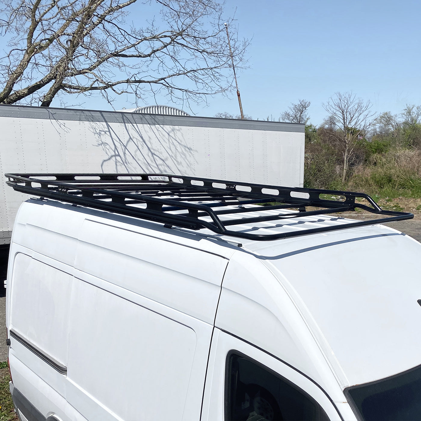 Vantech's Mercedes Sprinter EC 2.1 Series Cargo Rack System