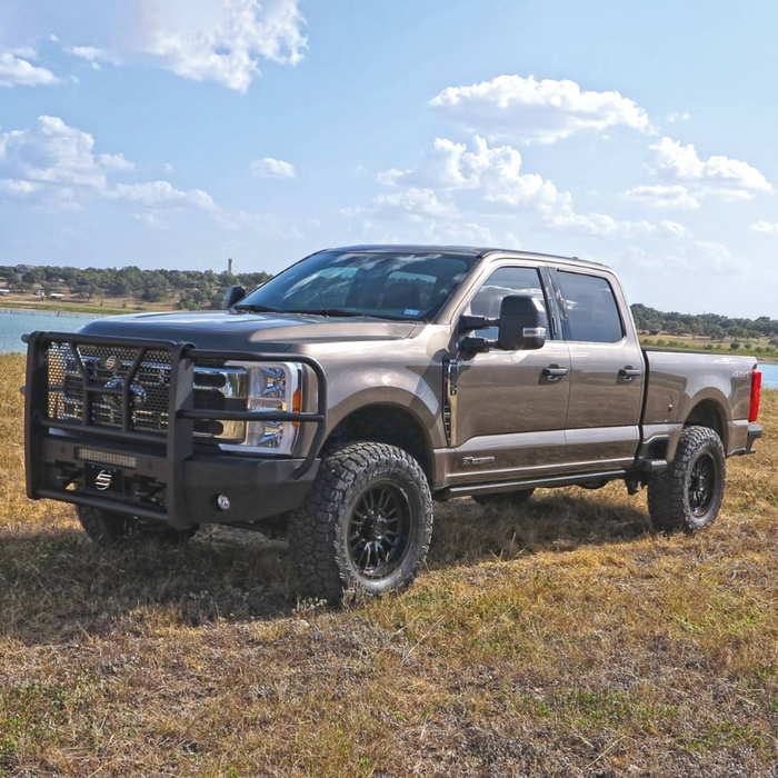 Steelcraft Elevation Aluminum Front Bumper Fine Textured Black For Select Ford Super Duty Model AL60-11390CC