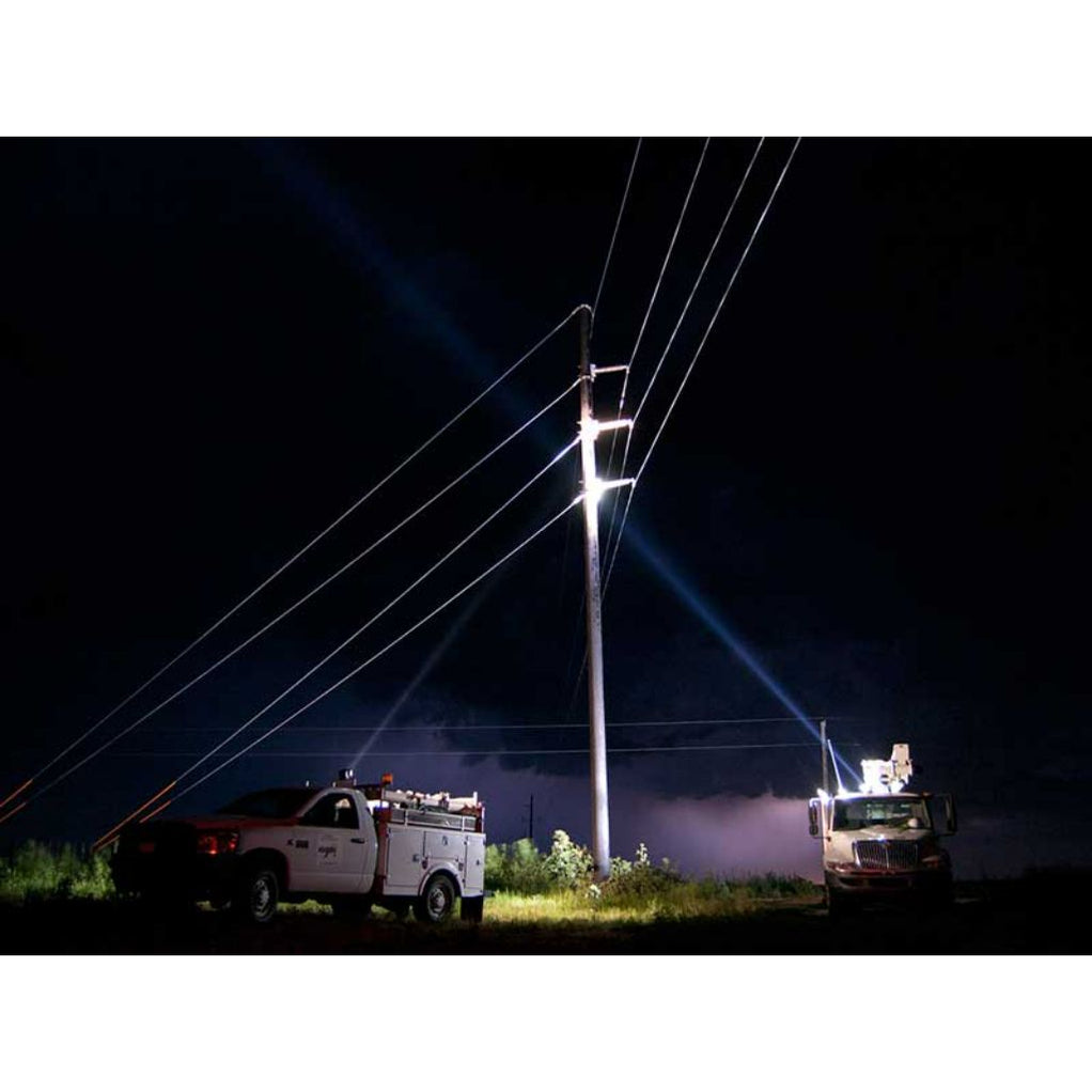 Go Light Mount Golight Stryker Spot Light LED Spot Stainless Permanent Mount 20FT Wir ...