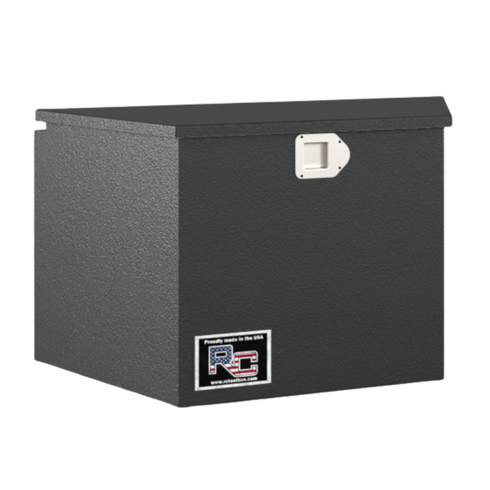 RC Industries T-Series Trailer Tongue Box 36x20x16 .08 Diamond Bright Aluminum Textured Black Model TV362016.VBNW2