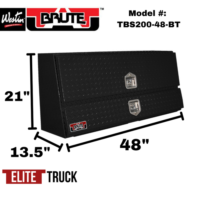 Brute 48" Contractor Topsider W/ Doors Black Texture Coat Model TBS200-48-BT