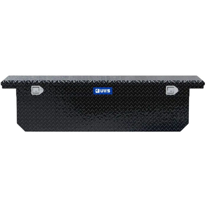 UWS 72" Deep Angled Crossover Truck Tool Box with Low Profile Model TBSD-72-A-LP-B