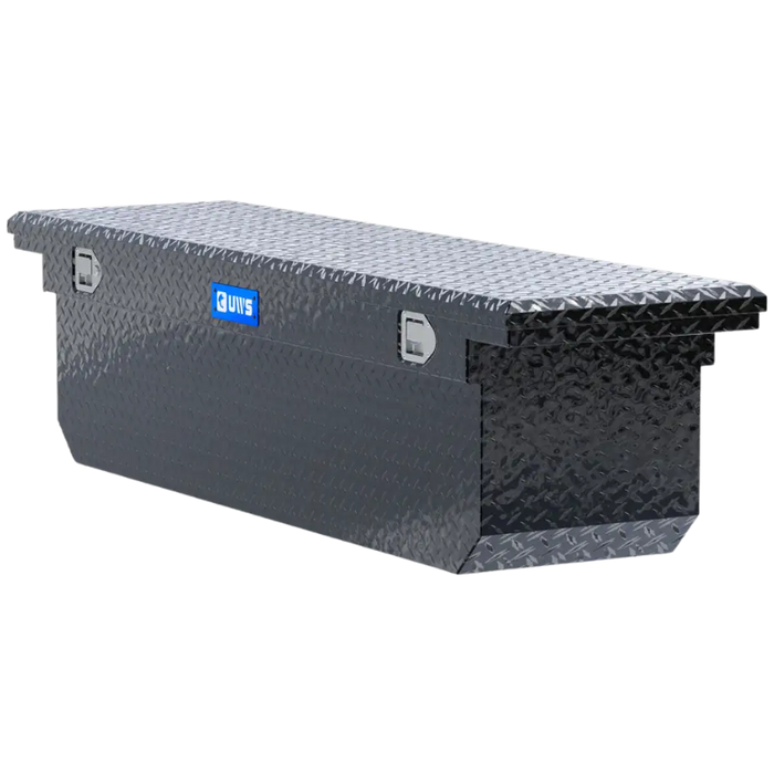 UWS 72" Deep Angled Crossover Truck Tool Box with Low Profile Model TBSD-72-A-LP-B