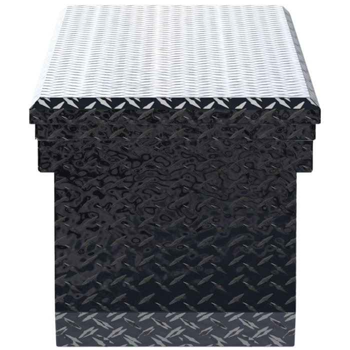 UWS 72" Deep Angled Crossover Truck Tool Box with Low Profile Model TBSD-72-A-LP-B