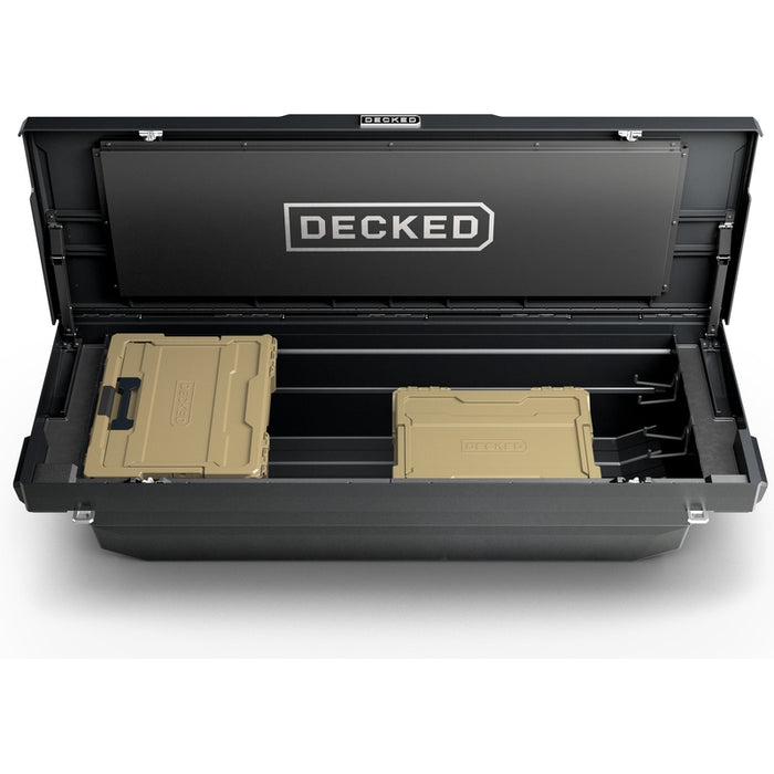 DECKED Full-Size Pickup Truck Tool Box Tundra Bed Rail Model DTB2T22-BLK