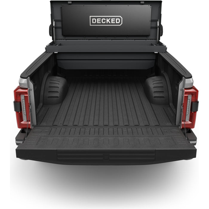 DECKED Full-Size Pickup Truck Tool Box Tundra Bed Rail Model DTB2T22-BLK
