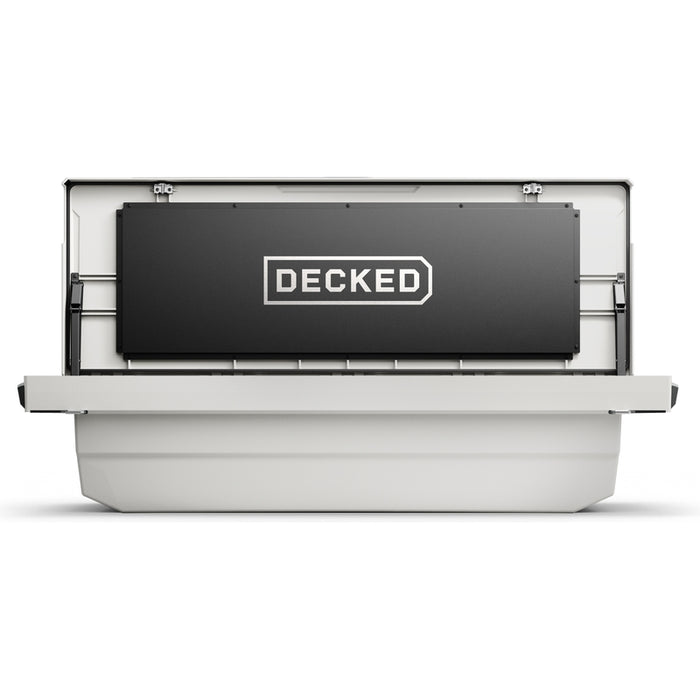 DECKED Full-Size Pickup Truck Tool Box Tundra Bed Rail Model DTB2T22-WHT
