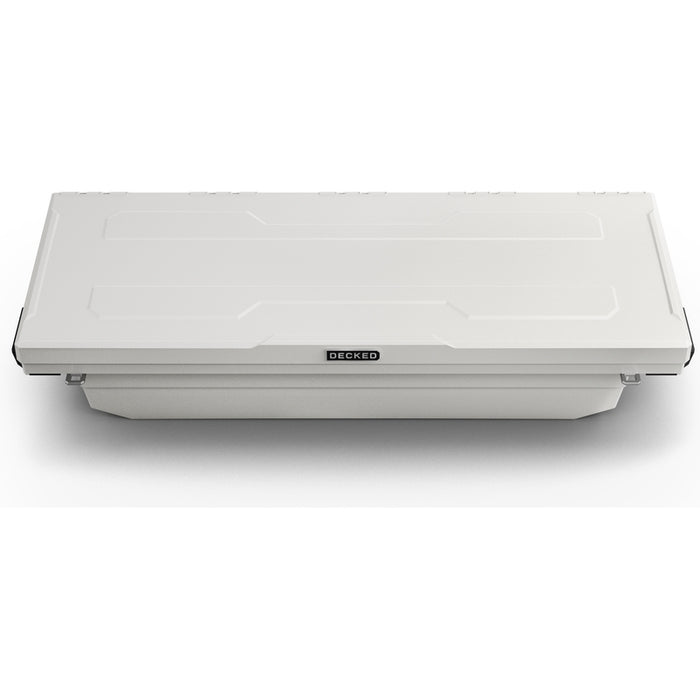 DECKED Full-Size Pickup Truck Tool Box Tundra Bed Rail Model DTB2T22-WHT