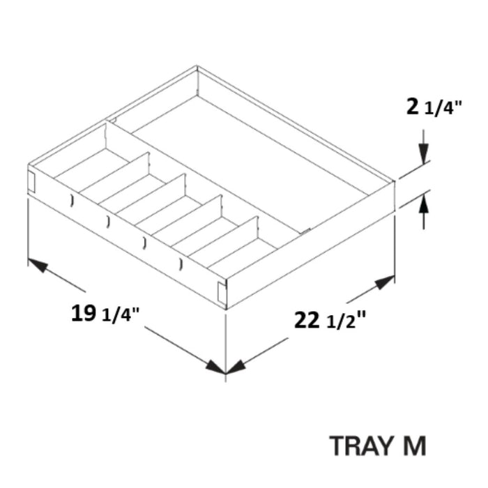 RKI Truck Box Tray For All M54U, M58U, M60FW, M60SB and MTB60 Boxes Model TRAY M