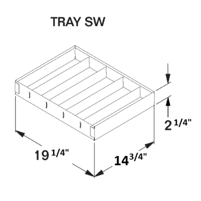 RKI Truck Box Tray For All SW Boxes and Compact ST and C Boxes Model TRAY SW