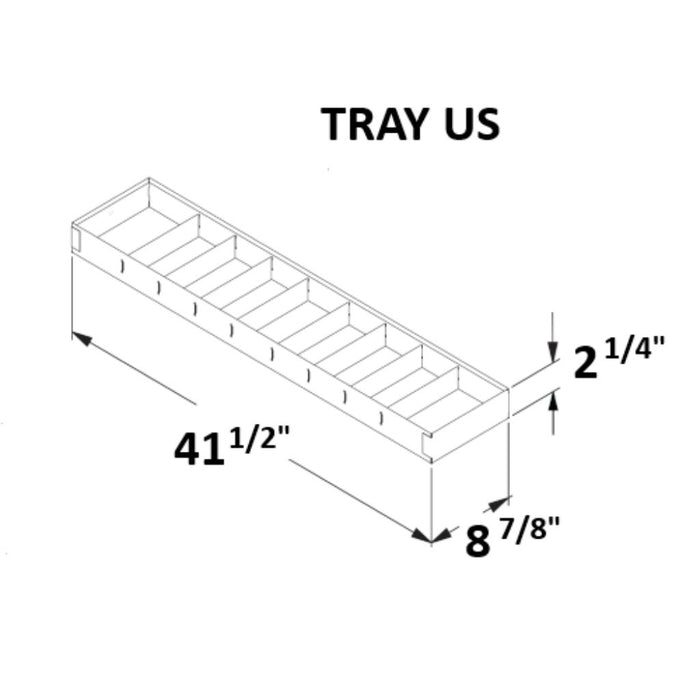 RKI Truck Box Tray For Any US And UST Boxes Model TRAY US