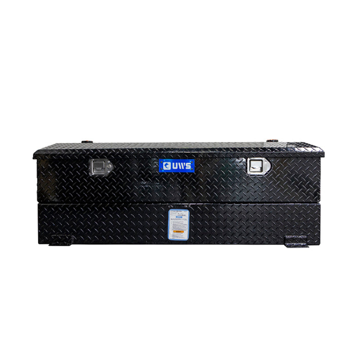 UWS Gloss Black 45-Gallon Combo Aluminum Transfer Tank Model TT-45-COMBO-BLK