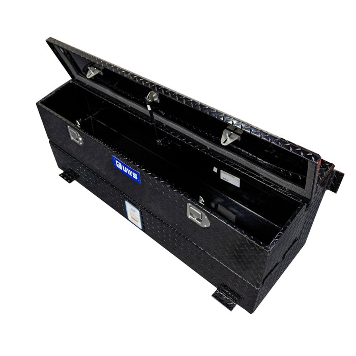 UWS Gloss Black 45-Gallon Combo Aluminum Transfer Tank Model TT-45-COMBO-BLK
