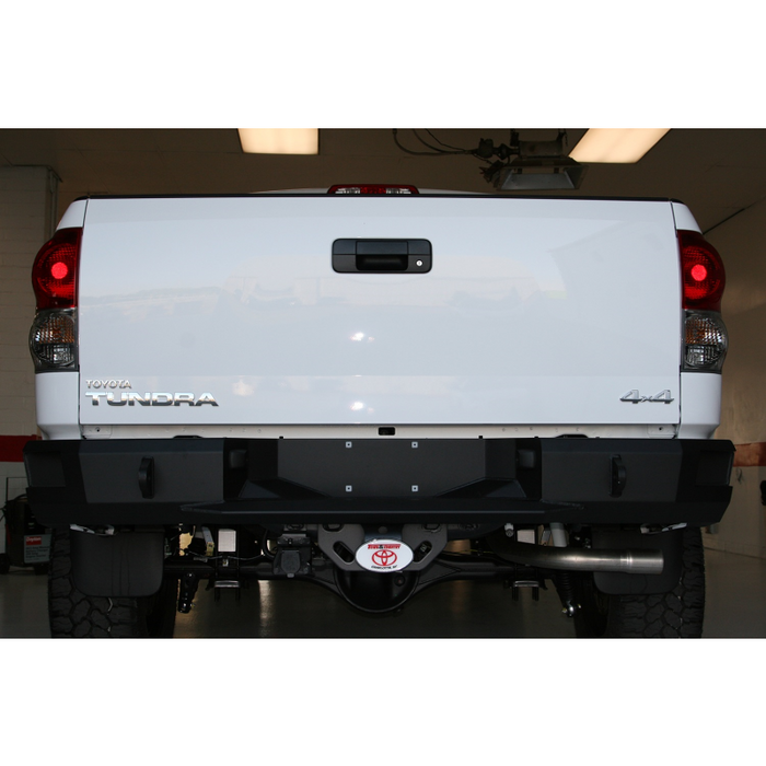 Fab Fours Heavy Duty Rear Bumper; 2 Stage Black Powder Coated; Incl. 0.75 in. D-Ring Mount; Model TT07-W1550-1