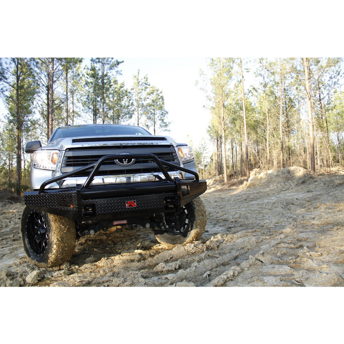 Fab Fours Black Steel Front Bumper w/ Pre Runner Guard Model TT14-K2862-1