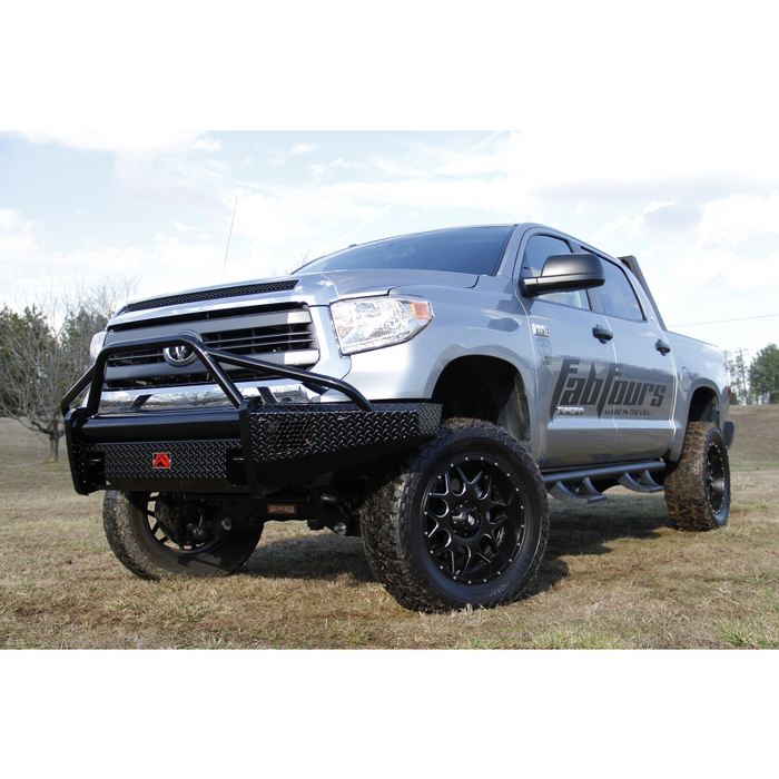 Fab Fours Black Steel Front Bumper w/ Pre Runner Guard Model TT14-K2862-1