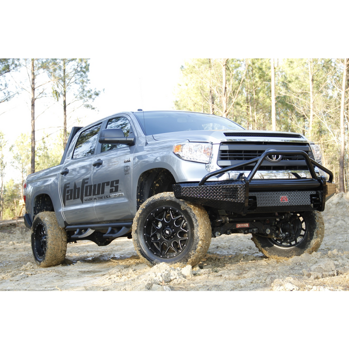 Fab Fours Black Steel Front Bumper w/ Pre Runner Guard Model TT14-K2862-1