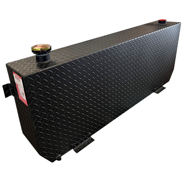 ATI 51 Gallon Rectangle Transfer Tank Black Aluminum Model # TTR51-B