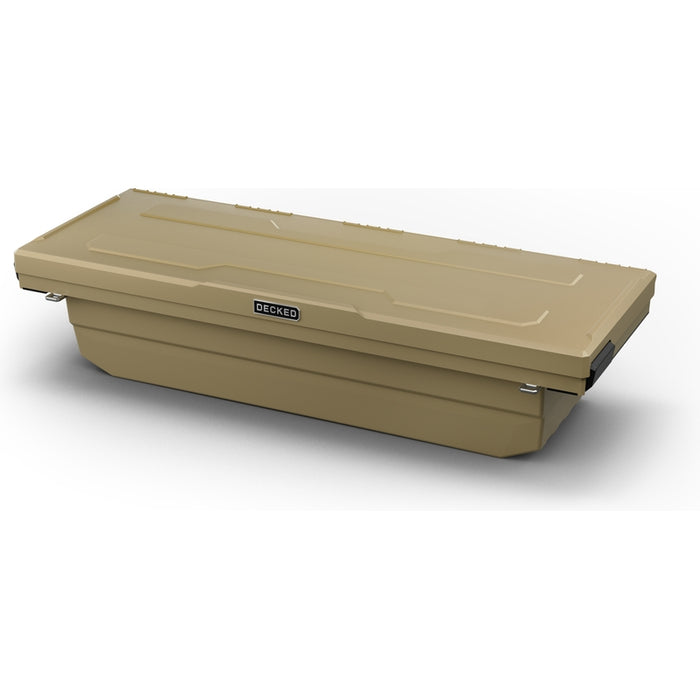 DECKED Full-Size Pickup Truck Tool Box Tundra Bed Rail Model DTB2T22-TAN