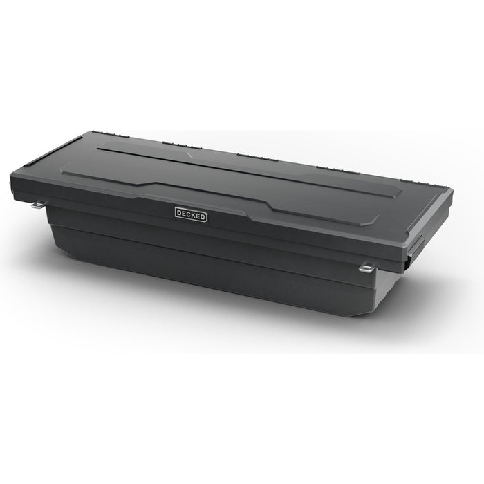 DECKED Full-Size Pickup Truck Tool Box Tundra Bed Rail Model DTB2T22-BLK