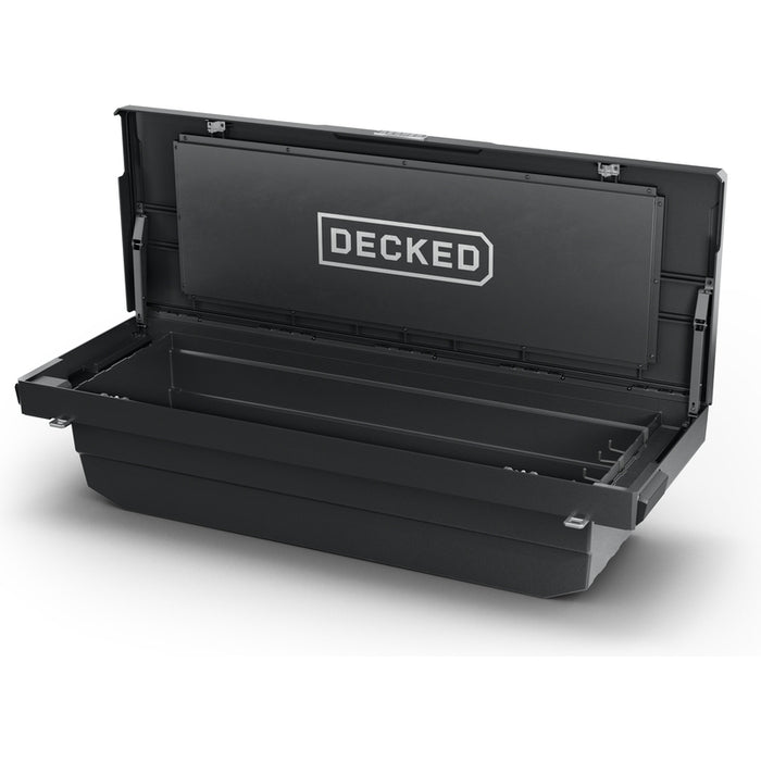 DECKED Full-Size Pickup Truck Tool Box Tundra Bed Rail Model DTB2T22-BLK