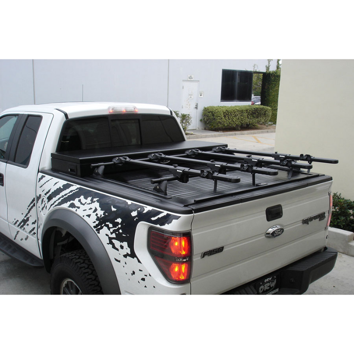 Truck Covers USA American Rack System Yakima Tracks w/Track Caps Pre-Installed on top of Cover Side Rails Model AX-500/501