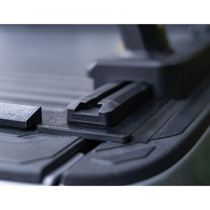 Truck Covers USA American Rack System HD With Yakima Tracks w/Track Caps Pre-Installed on top of Cover Side Rails Model AX-530