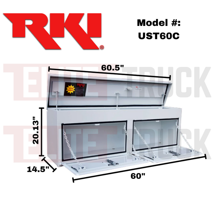 RKI Chest Tool Box White Steel Model UST60C