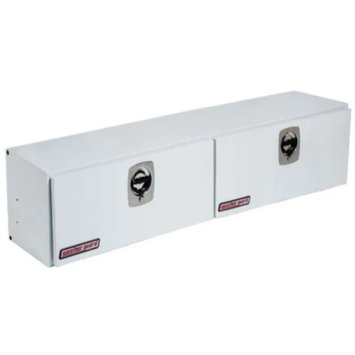 Weather Guard Top Mount Box Double Door White Steel 72.25X13.25X16 Model 272-3-02