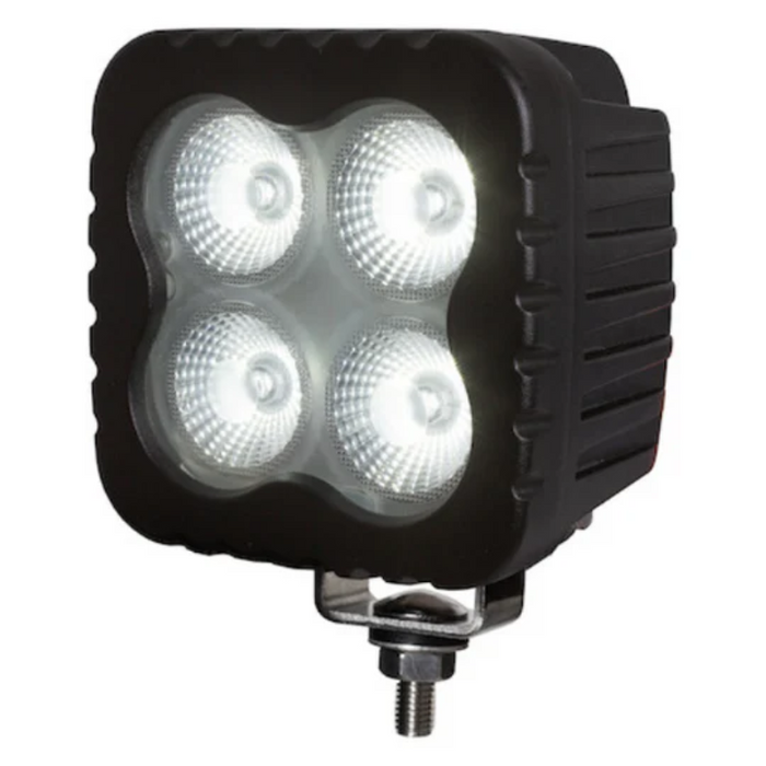 Buyers Products Heated Ultra Bright 4 Inch LED Square Flood Light Model 1492198
