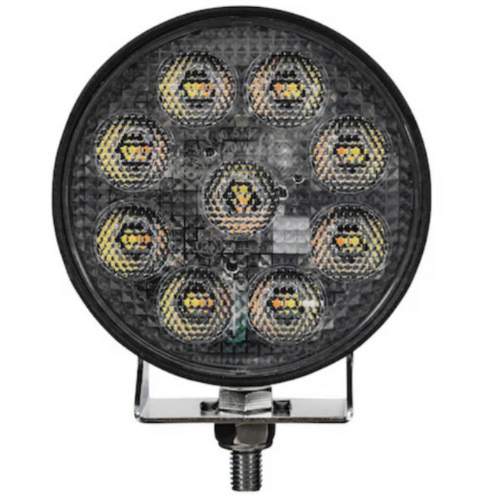 Buyers Products Ultra Bright 4.5 Inch LED Round Flood Light with Strobe - Round Lens Model 1492231