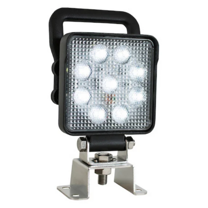 Buyers Products 4 Inch LED Square Flood Light with Switch and Handle Model 1492193