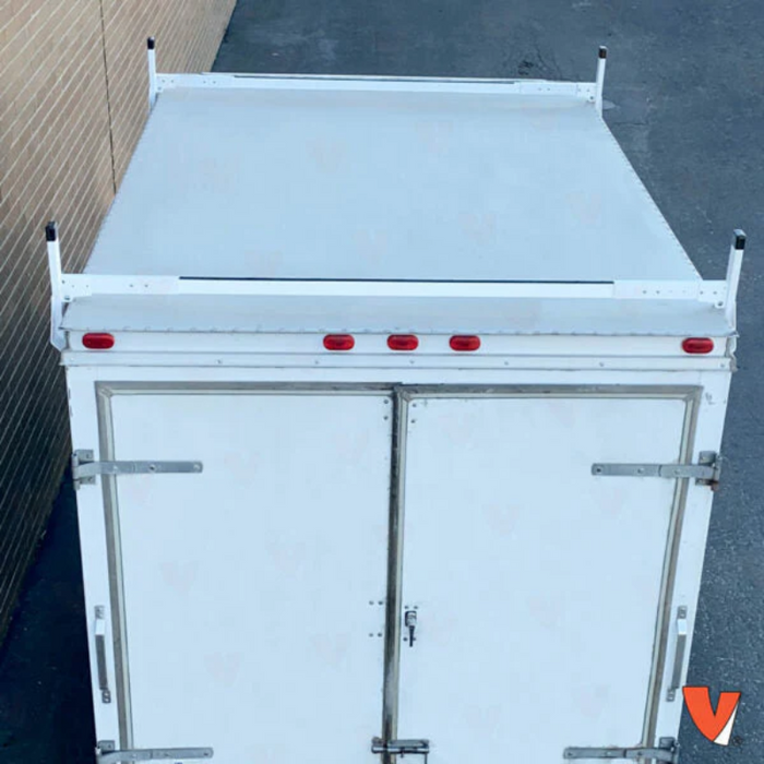 Vantech 2-Bar White Aluminum (94"- 102") Side Mount Rack System Box Truck / Trailer Model C46002161W