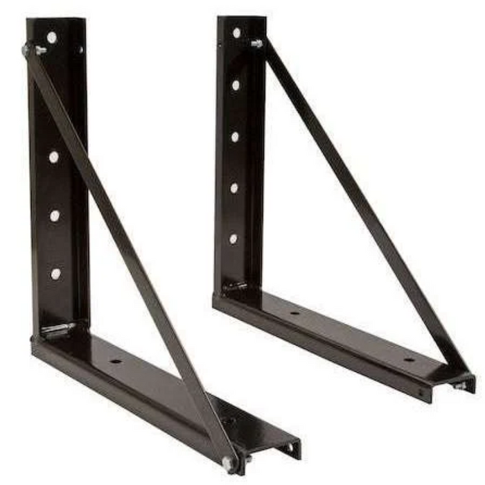 Buyers Products 18x24 Inch Bolted Black Formed Steel Mounting Brackets Model 1701011B