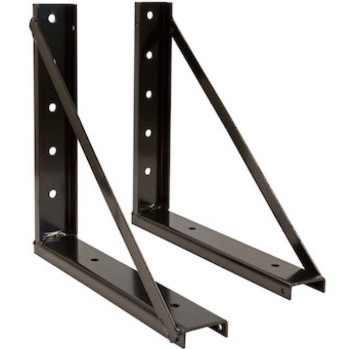 Buyers Products 18x18 Inch Welded Black Formed Steel Mounting Brackets Model 1701006