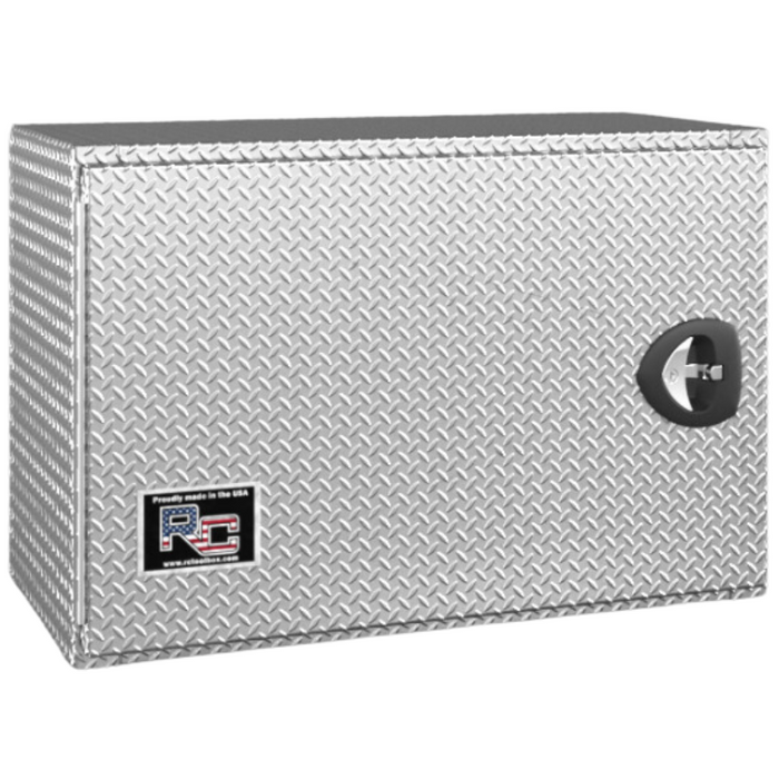 RC Industries Underbody Tool Box V-Series Horizontal 18x18x18 .125 Diamond Tread Aluminum Roadside Model VU181818.U