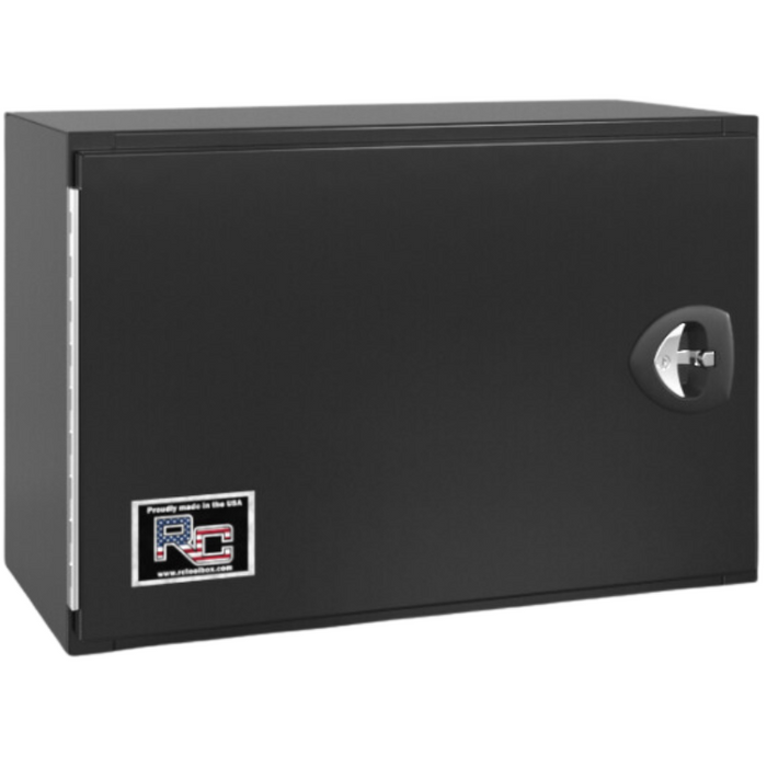 RC Industries Underbody Tool Box V-Series Horizontal 36x24x24 Steel Gloss Black Roadside Model VM362424.SG