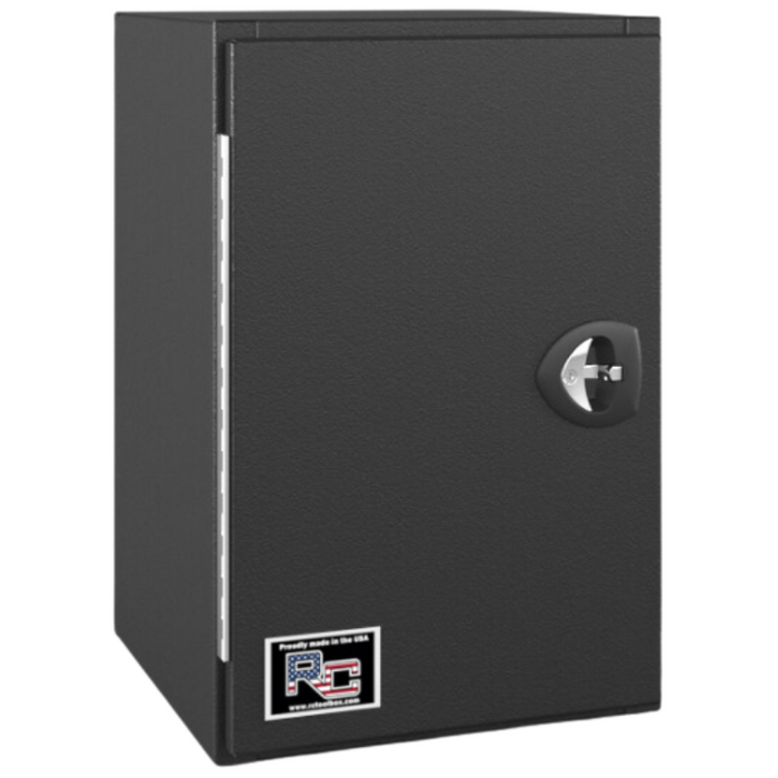 RC Industries Underbody Tool Box V-Series Vertical 24x36x24 Steel Textured Matte Black Roadside Model VM243624.S