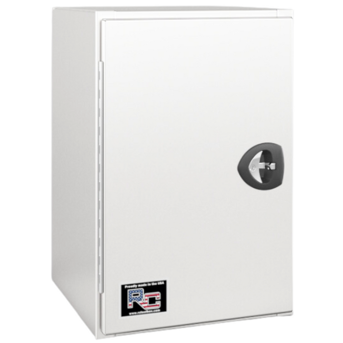 RC Industries Underbody Tool Box V-Series Vertical 24x36x24 Steel Gloss White Roadside Model VM243624.SD
