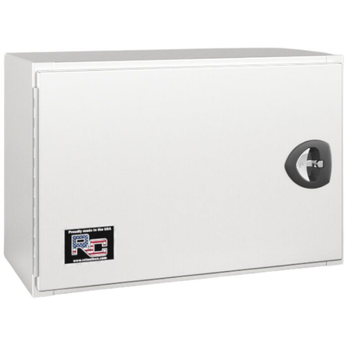 RC Industries Underbody Tool Box V-Series Horizontal 24x24x24 Steel Gloss White Roadside Model VM242424.SD
