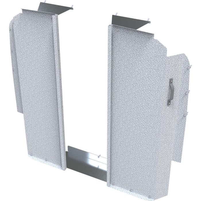 Ranger Design Steel Straight Door Partition for GM Savana / Chevy Express Standard Roof 135" & 155 Wheelbase - Walk Through Model C24-GS