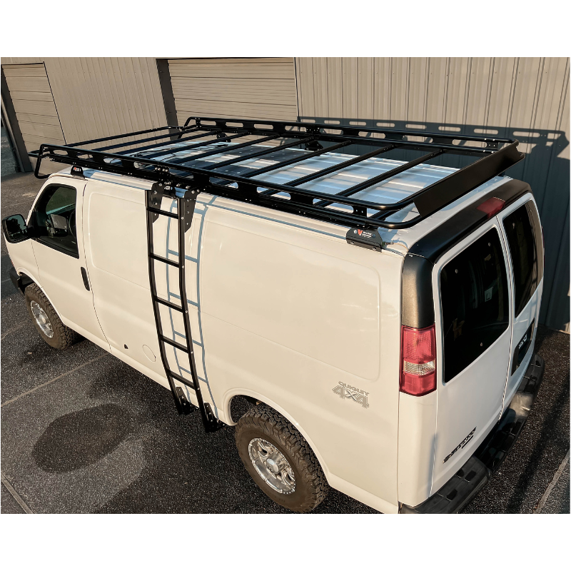 Vantech's H2.1 Series Cargo Rack System for GMC Savana and Chevy Express Vans