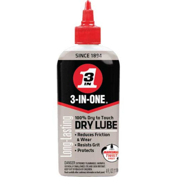 WD-40 3-In-One 4Oz Dry To Touch Dry Lube Model 120022