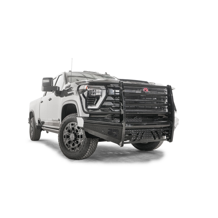 Fab Fours Black Steel Front Bumper w/ Grille Guard Model CH24-S6160-1